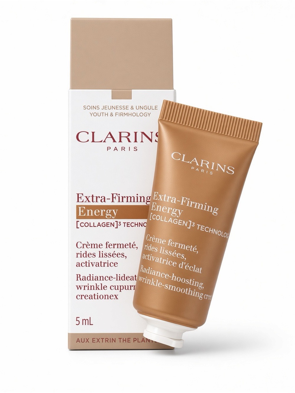 CLARINS Wrinkle Control Firming Day Rich Cream Sample - 0.1 Oz. 5 mL New In Box